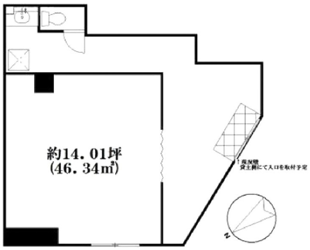 くるみビル1F 間取り図