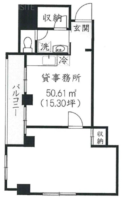 ユニオンビルヂング804 間取り図