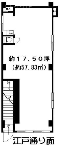 柳原ビル1F 間取り図