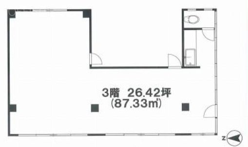 福八ビル3F 間取り図