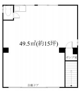 倉持ビル1F 間取り図