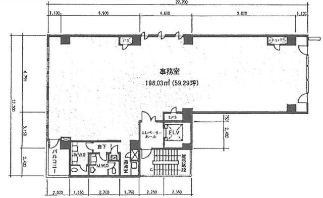 KSビル6F 間取り図