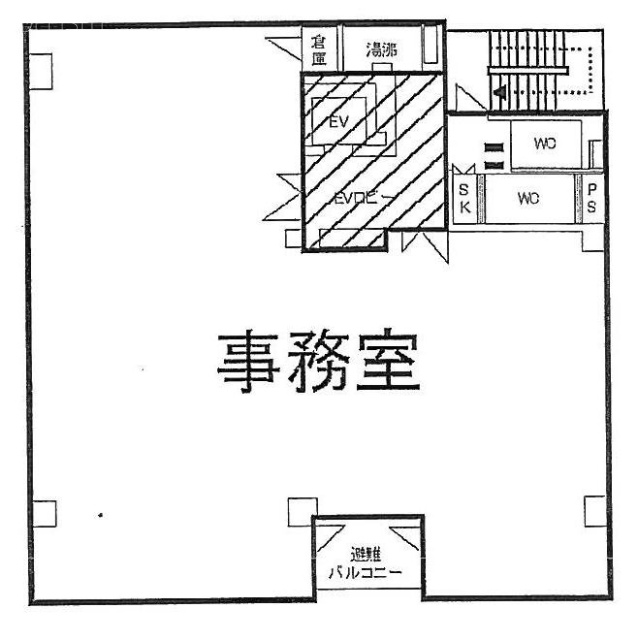 津田ビル4F 間取り図