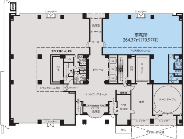 イーストスクエア大森1F 間取り図