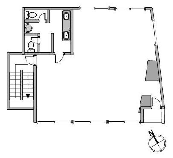 mejiro222ビル2F 間取り図