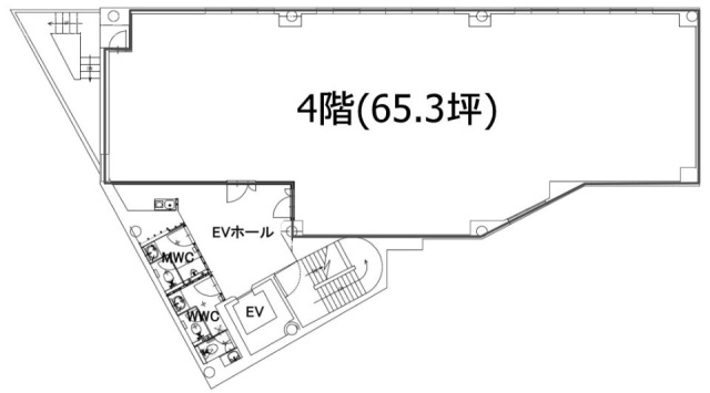 TK猿楽町ビル4F 間取り図