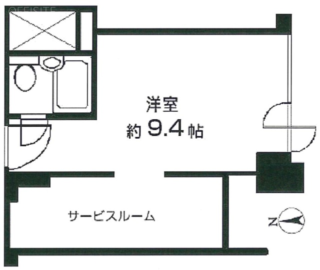 番町ハイム5F 間取り図