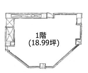 ウィンド六本木ビルB 間取り図