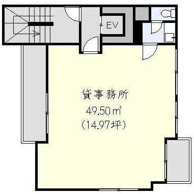 ファースト日野ビル6F 間取り図