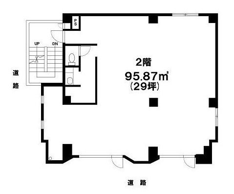 A&Uビル2F 間取り図