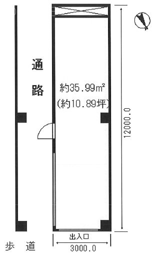 東京モリスビル第21F 間取り図