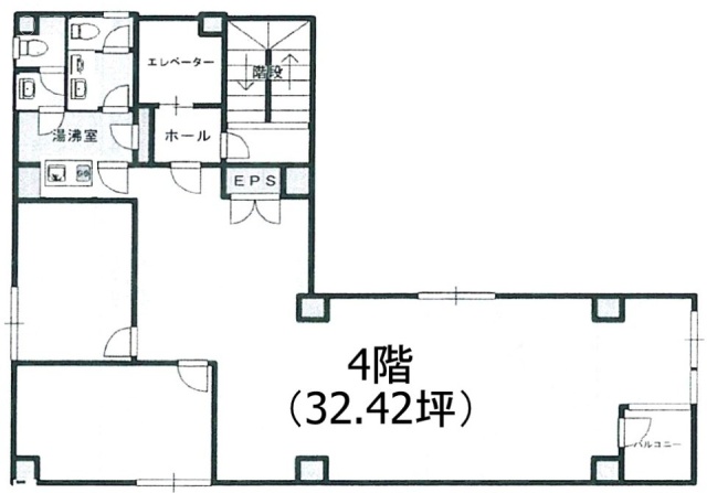 馬喰町TYビル4F 間取り図