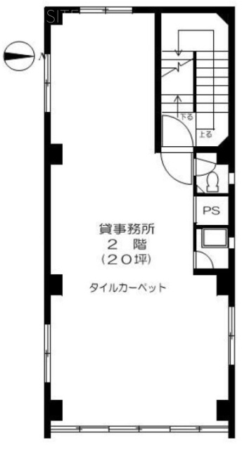 深津ビル2F 間取り図