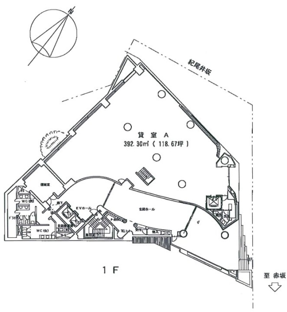 泉館紀尾井町1F 間取り図