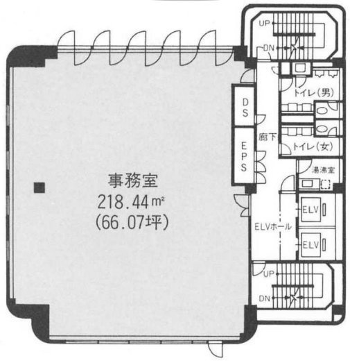 サンタワーズB棟9F 間取り図