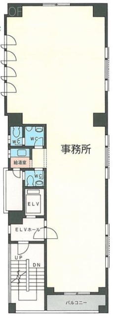 芝アビタシオンビル6F 間取り図