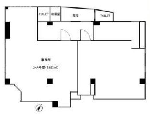 高松DCビルA 間取り図