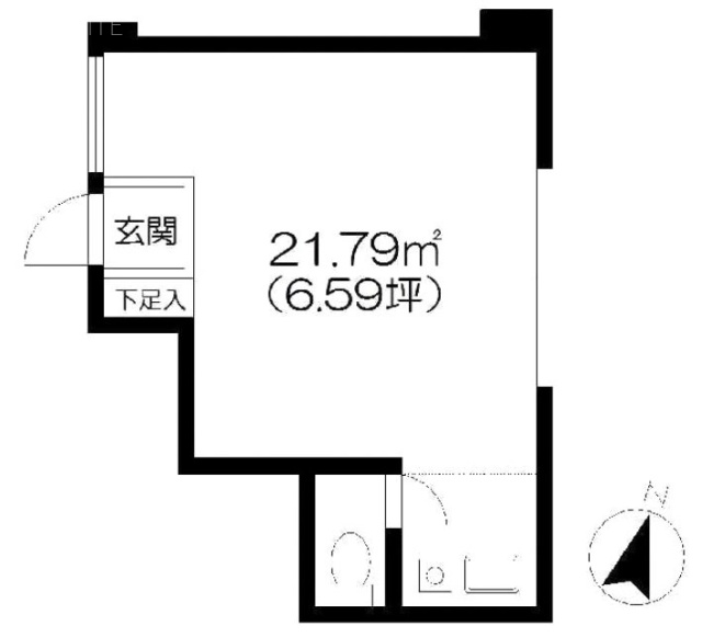 TAK馬喰町寺田第2ビル805 間取り図