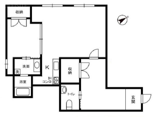 ロイヤル赤坂サルーン406 間取り図