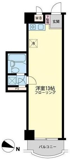 目黒西口マンション2号館1004 間取り図