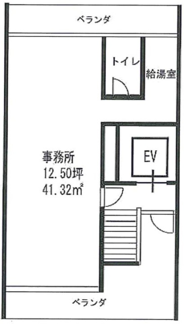 柴田ビル7F 間取り図