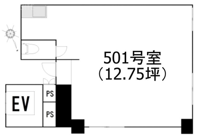 竹内ローリエビル501 間取り図