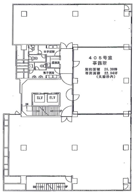 岩月ビル405 間取り図