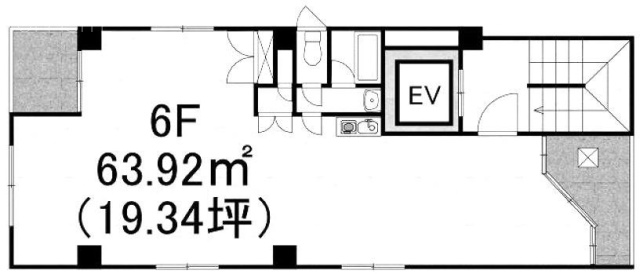 YS1ビル6F 間取り図