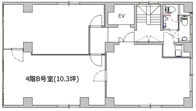 LC IwamotochoビルB 間取り図