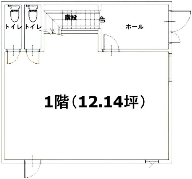 REB南青山ビル1F 間取り図