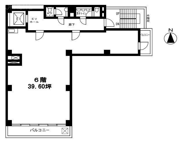 第2オリエントビル6F 間取り図