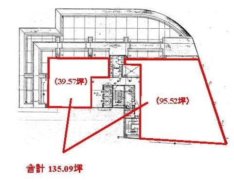 高輪ミューズビル5F 間取り図