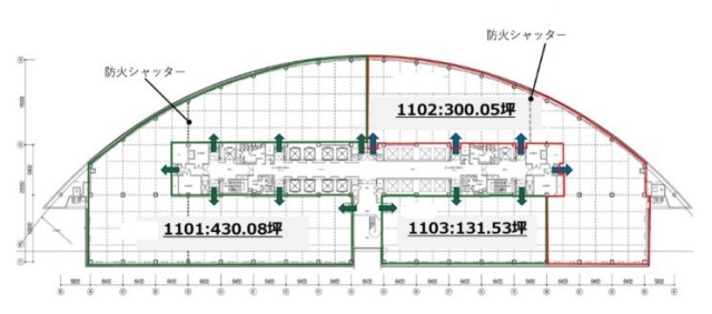 ARCO TOWER(アルコタワー)1101 間取り図