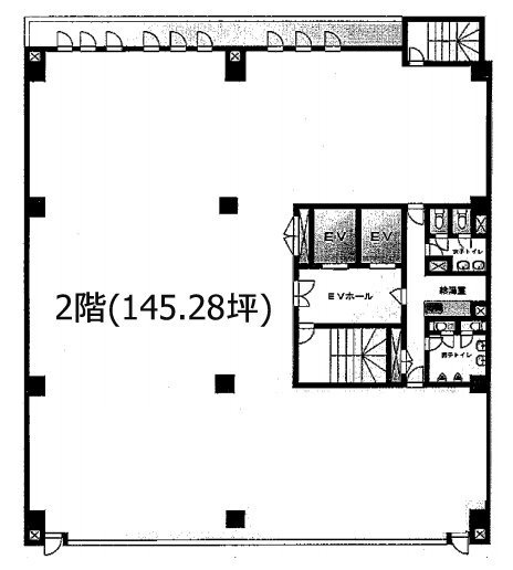 サンヨー堂錦糸ビル2F 間取り図