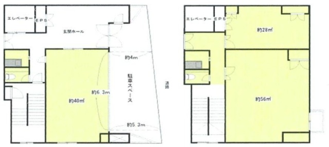 勝栄ビルディング1F～2F 間取り図