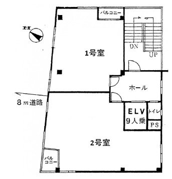 加藤KKビル301 間取り図