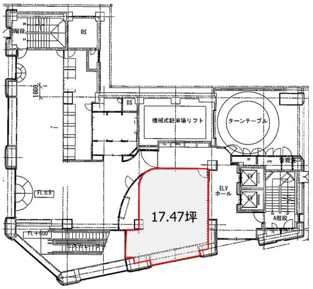 京王新宿321ビル1F 間取り図