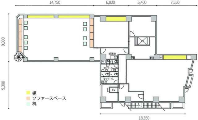 ヴェラハイツ日本橋箱崎2F 間取り図