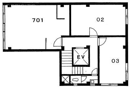宝栄ビル701 間取り図