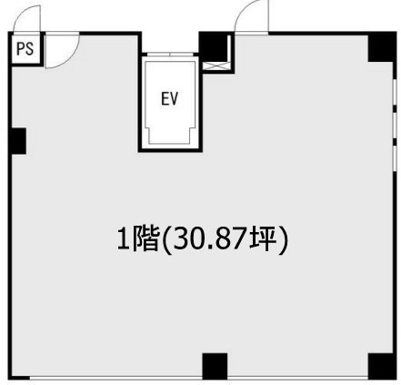 第一弓削ビル藤和三鷹1F 間取り図