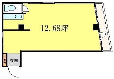 セードル新宿ハイツ206 間取り図