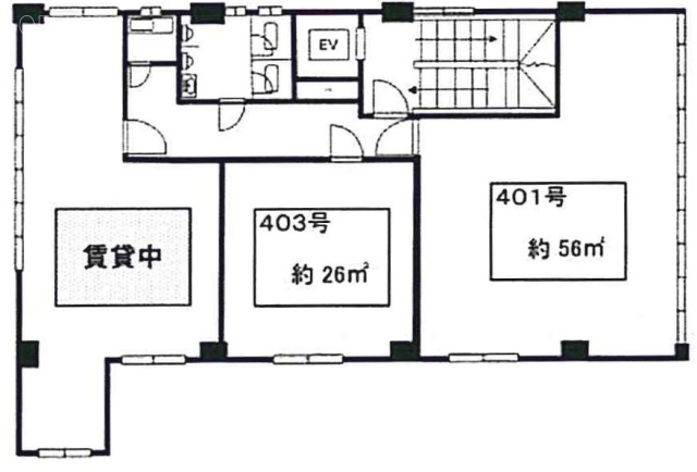 小島ビル401 間取り図