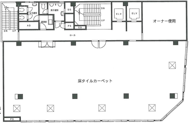 清紅ビル2F 間取り図