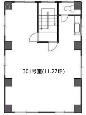 山本ビル301 間取り図