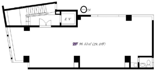 用賀薬局ビル2F 間取り図