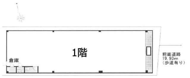 蒲田五丁目貸店舗1F 間取り図