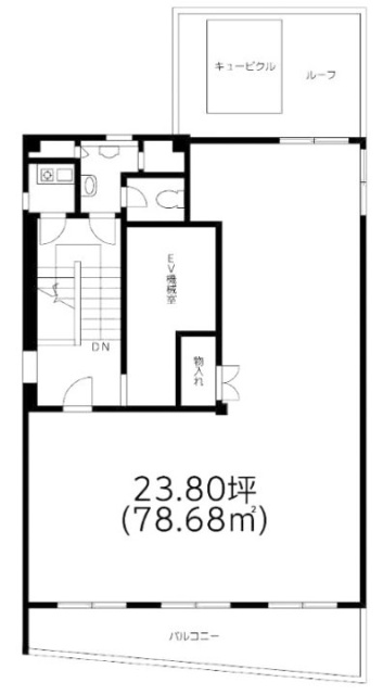 DK日本橋6F 間取り図