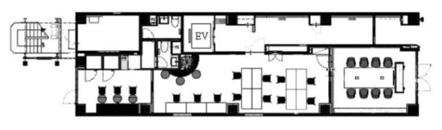 Biz Feel 日本橋小伝馬町1F 間取り図