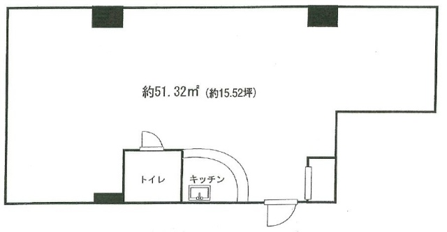 ルモンド浅草ビル103 間取り図