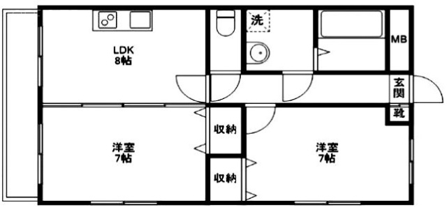 ベイトシャローム601 間取り図